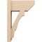 Ekena Millwork 8-in W x 16-in D x 24-in H Balboa Slat Rough Cedar Woodgrain TimberThane Outlooker, Primed Tan OUTUR080X16X24BOA24RCPR - alternate 3